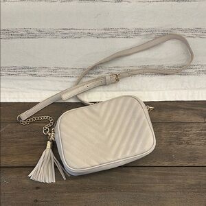 Cream Crossbody Bag